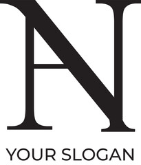AN letter logo