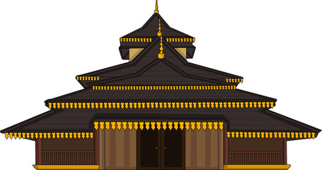 buddhist temple building