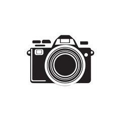 camera isolated on white