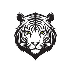 tiger head vector