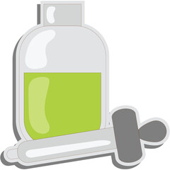 Oil Dropper Sticker