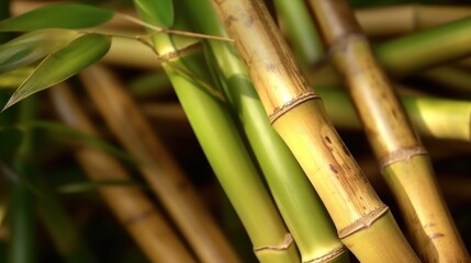 Obraz premium Close-up of Bamboo Stalks