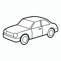 vector car design on white background