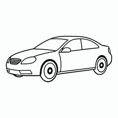 vector car design on white background