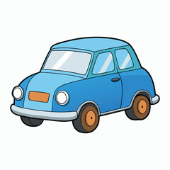 vector car design on white background