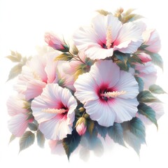 무궁화, 파스텔화 (Mugunghwa, pastel painting)