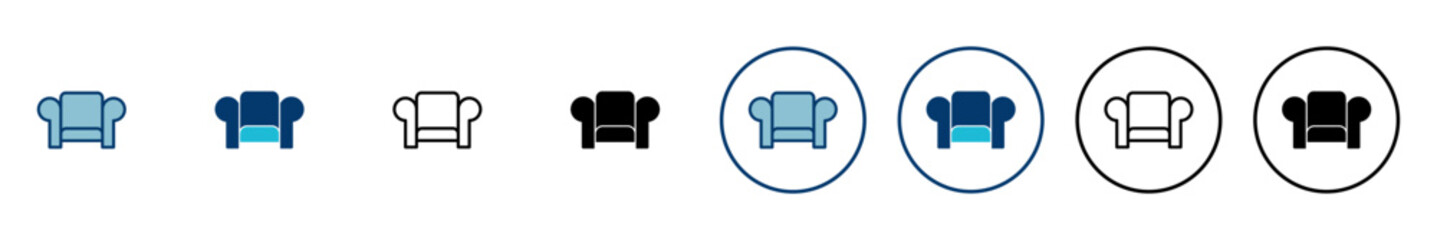 Sofa icon vector isolated on white background. sofa icon illustration. furniture