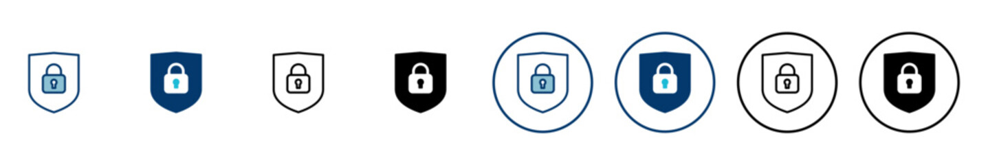 Security icon vector isolated on white background. protection icon. privacy. vpn