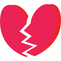 Broken Heart Illustration