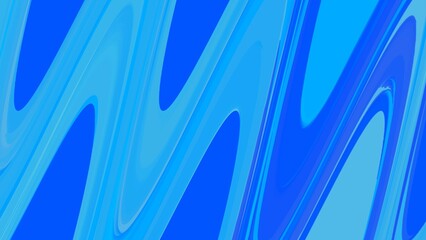 Abstract blue and light blue wavy pattern.