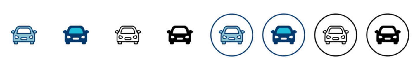 Car icon vector isolated on white background. Car icon vector.