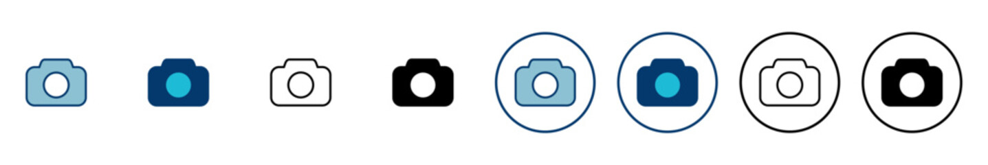 Camera Icon vector isolated on white background. Camera symbol. Camera vector icon