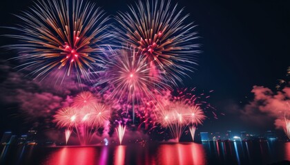 Vibrant fireworks