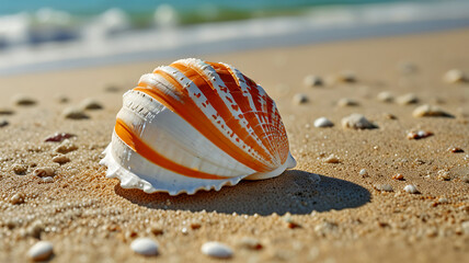 Obraz premium Seashell on the beach