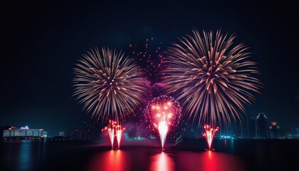 Vibrant fireworks