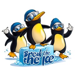 Fun Penguins for Ice Breaking Activities