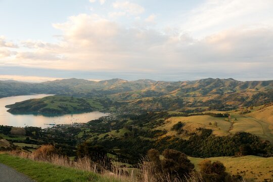 Landscape of the Akaroa Coastal Region: Stunning Views and Natural Beauty