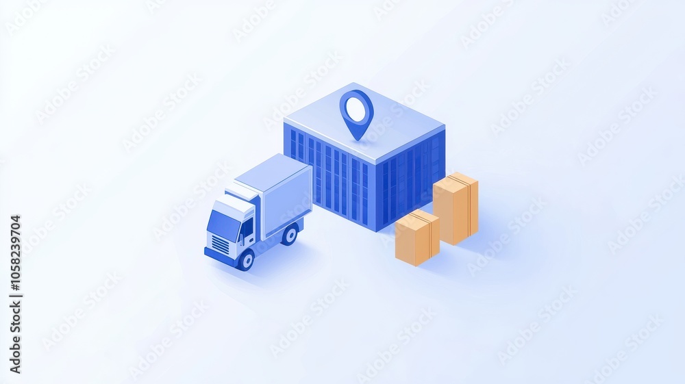 Poster clean asset tracking system interface design