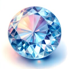 9월의 탄생석 사파이어, 파스텔화 (September Birthstone sapphire, pastel painting)