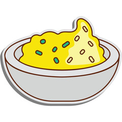 Mashed Potato Sticker