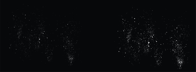 Vector snowfall snowflakes elements transparent background. falling snow flake