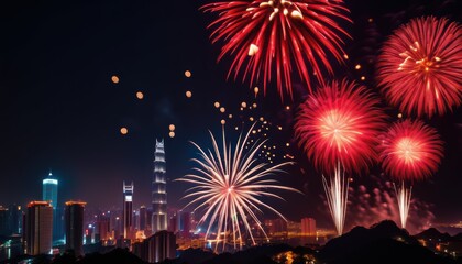 Vibrant fireworks
