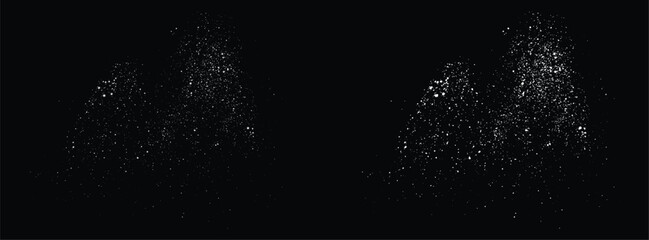 Obraz premium Vector winter white snowfall snowflakes background. snowfall white ice