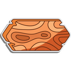Wooden Sticker