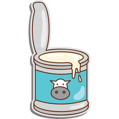 Condensed Milk Sticker