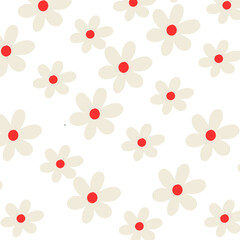 seamless background with hearts