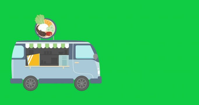 pecel lele lalapan traditional indonesian food truck