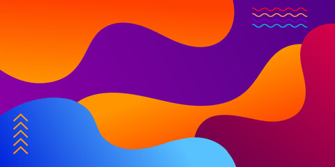 Abstract background with soft gradient color and dynamic shadow on background.