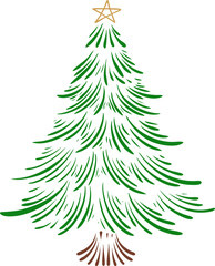 christmas tree cribble Spiral
