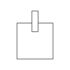 Note paper with tape 