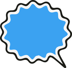 Fototapeta premium cute speech bubble icon
