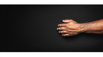 Hand cradling elbow, tense skin, elbow pain, joint stress