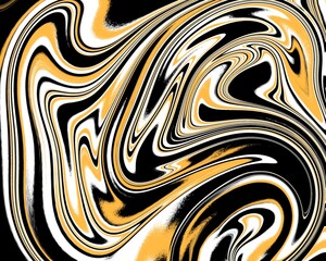 Black, white, and gold marble effect texture liquid high resolution background wallpaper.