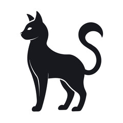 cat-a-silhouette-vector-with-white-background
