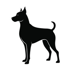 dog-a-silhouette-vector-with-white-background