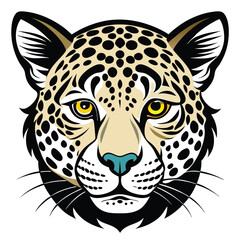 leopard-a-silhouette-vector-with-white-background