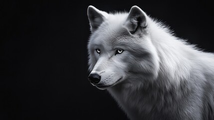 Arctic Wolf Portrait