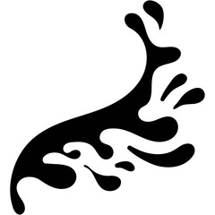 Obraz premium Water Splash Icon