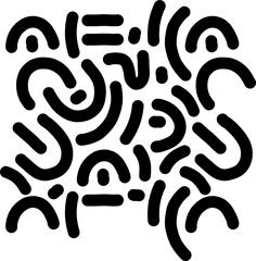 Collection of simple black and white seamless patterns. Suitable for the required design composition