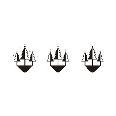 3 Christmas trees