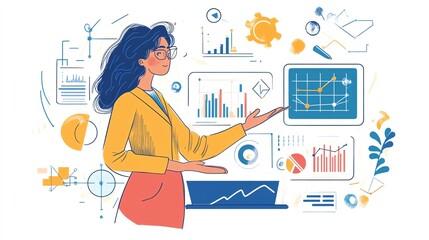 A data scientist is explaining complex analytical methods used to derive insights.