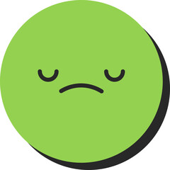 Round Abstract Comic Faces