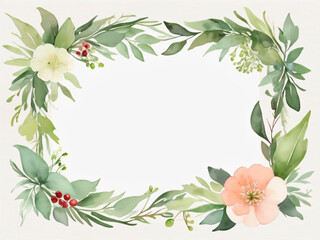 Beautiful wedding invite featuring delicate flowers.