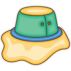Bucket Hat Sticker