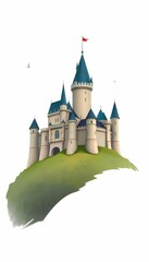 Obraz premium Castle on a Hill