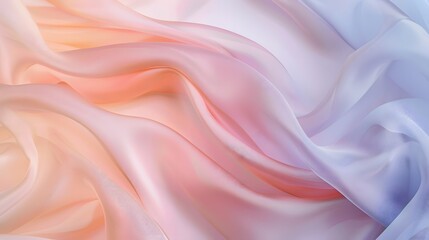 Fototapeta premium Soft Flowing Fabric in Gentle Motion